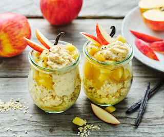 MorgenStund’ mit Apfelmus und Vanille